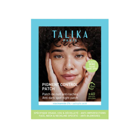 TALIKA Pigment control marcas post-granos 40 parches nocturnos