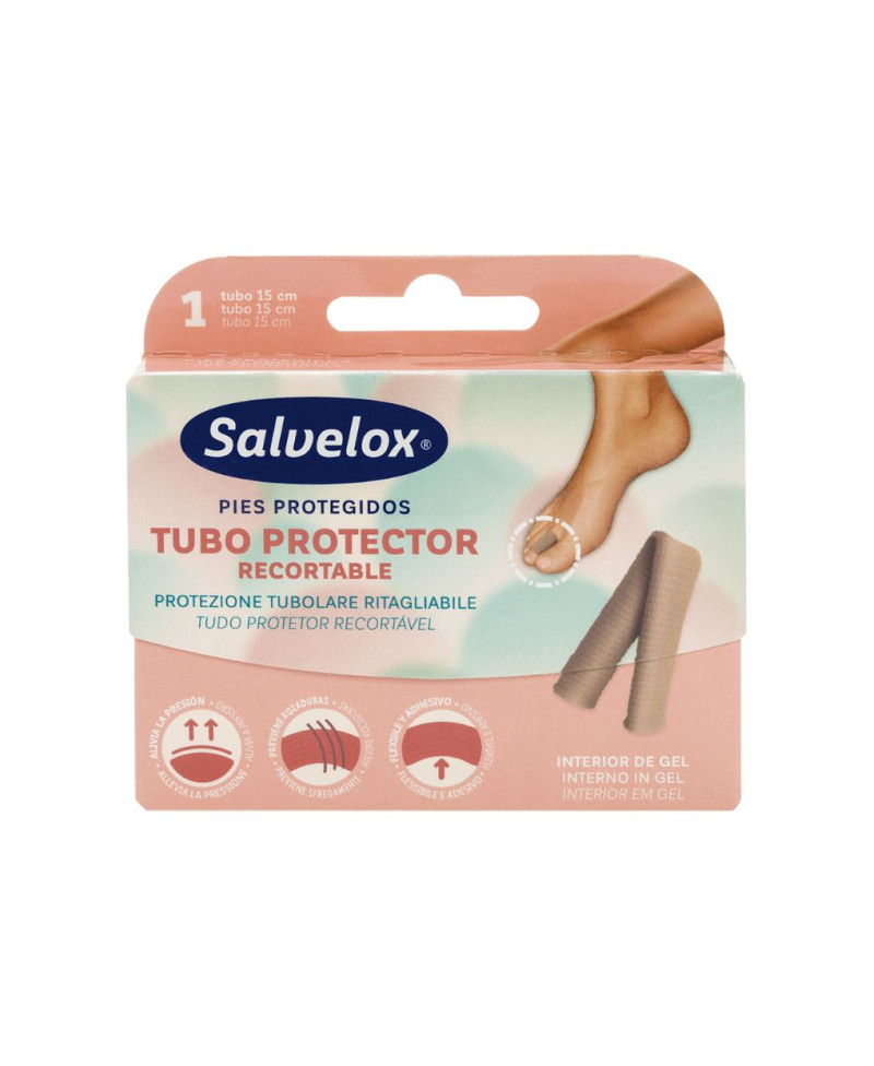 SALVELOX Tubo protector recortable de pies