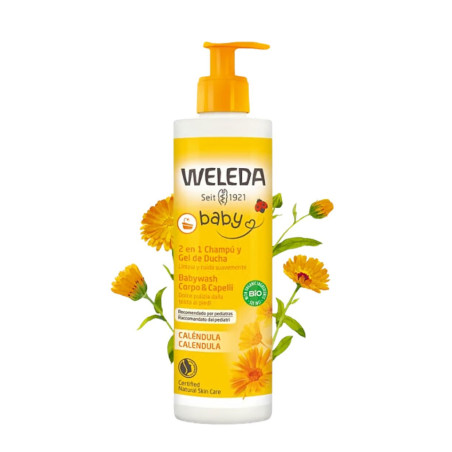 WELEDA Baby Caléndula 2 en 1 champú y gel de ducha 400 ml