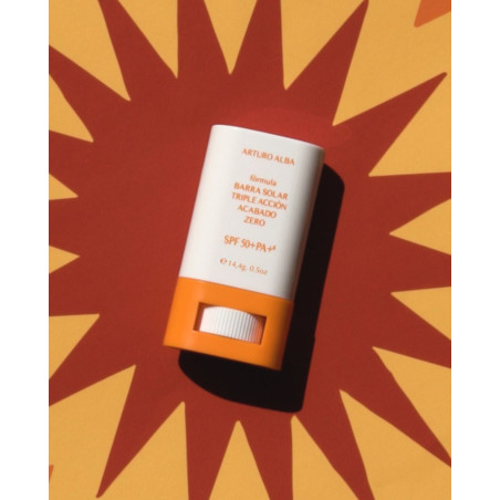 ARTURO ALBA barra solar triple acción acabado zero SPF50+ PA+++ 15g