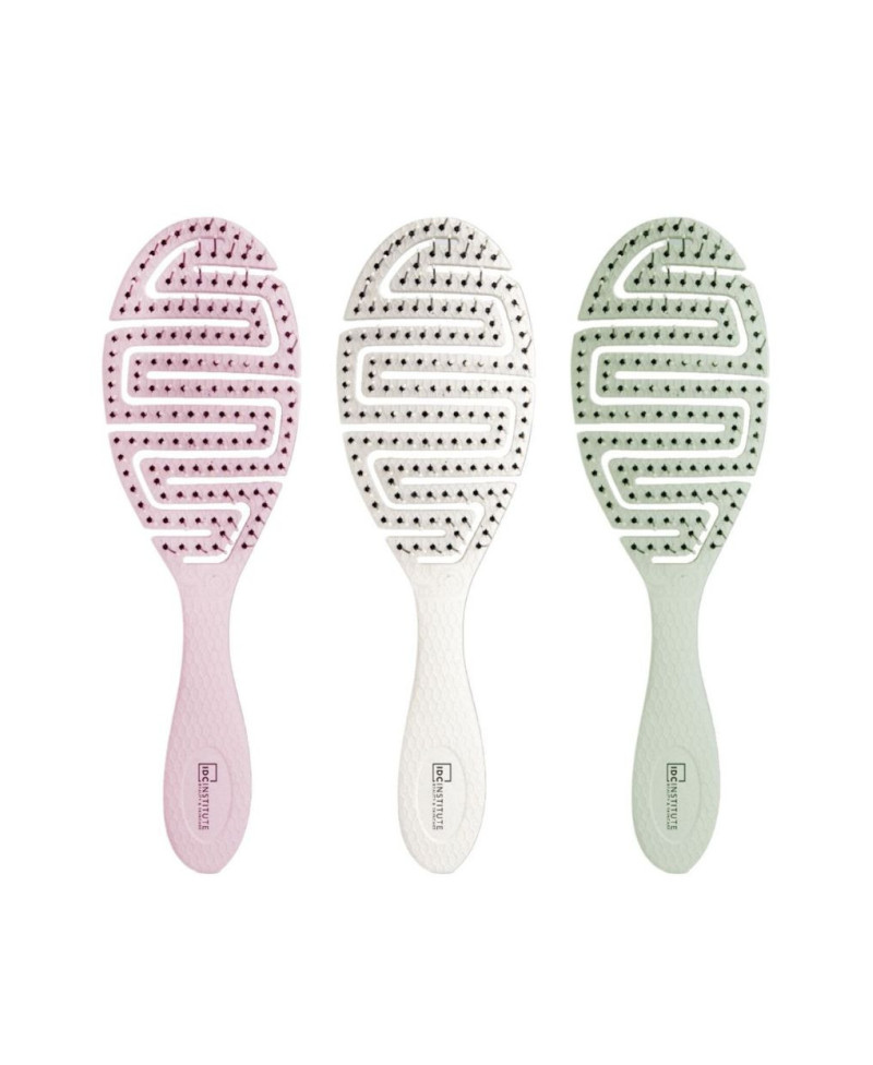 IDC INSTITUTE natural fiber round brush