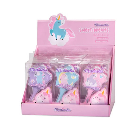 MARTINELIA glittery hair brush unicorn