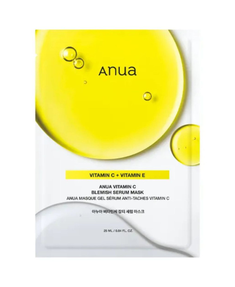 ANUA green lemon vita c blemish mascarilla iluminadora 25 ml