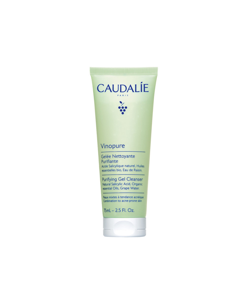 CAUDALIE Vinopure Gelatina Limpiadora Purificante con acido salicilico 75 ml