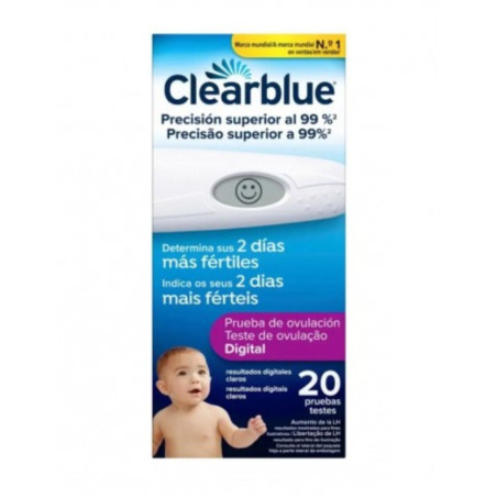 CLEARBLUE prueba de ovulación digital 20 unidades