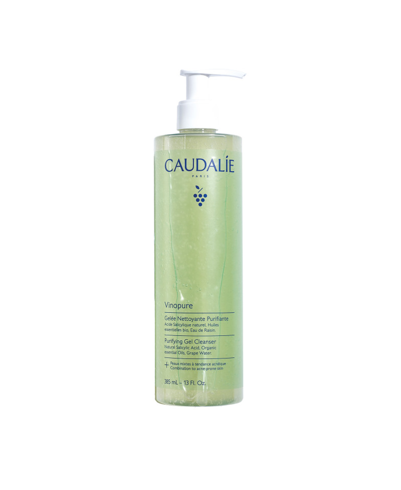 CAUDALIE Vinopure Gelatina limpiadora purificante con ácido salicílico 385 ml
