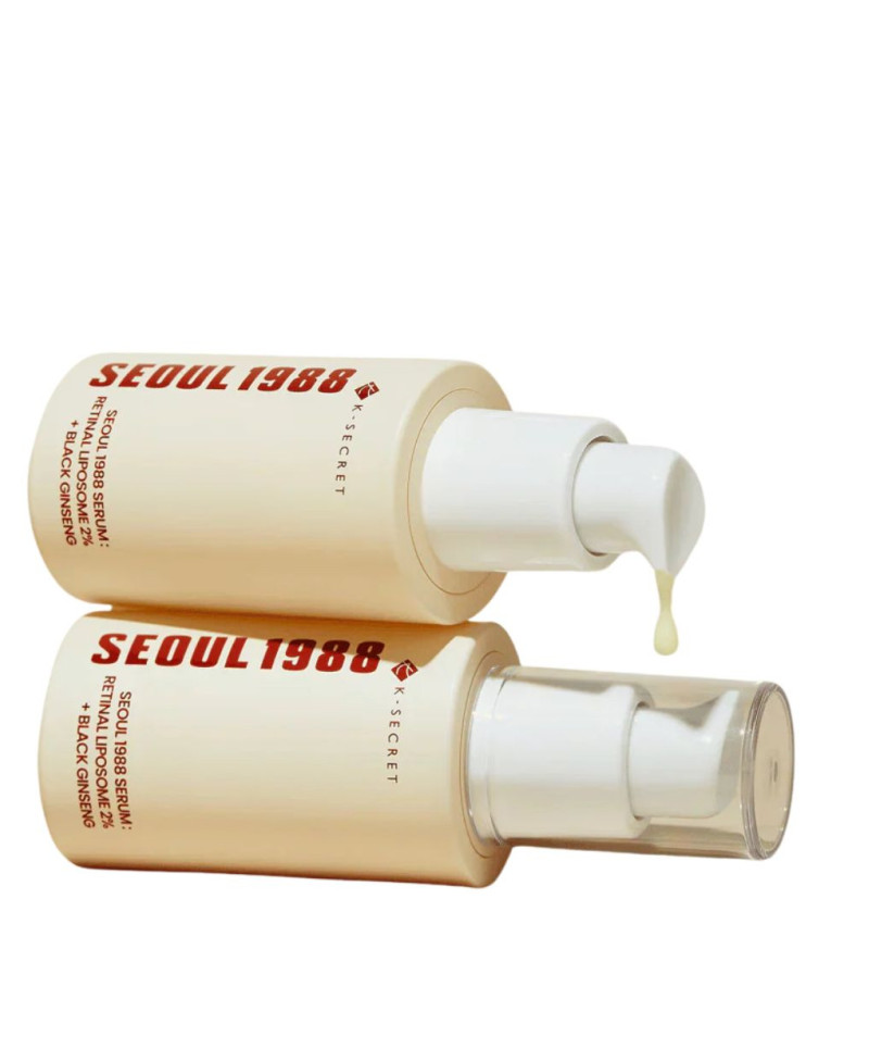 K-SECRET SEOUL 1988 Sérum: retinal liposome 2% + black ginseng 30 ml
