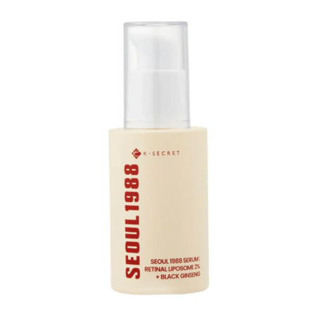 K-SECRET SEOUL 1988 Sérum: retinal liposome 2% + black ginseng 30 ml
