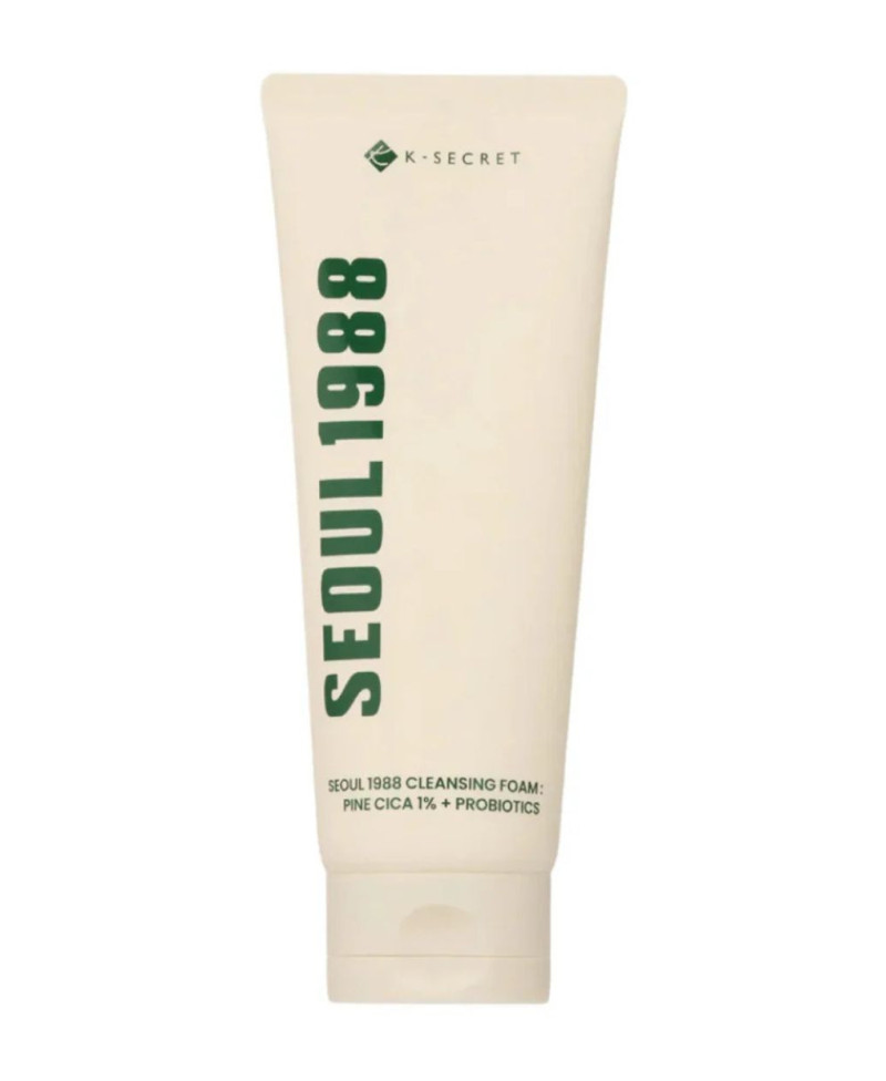 K-SECRET SEOUL 1988 cleansing foam: pine cica 1% + probiotics 150 ml
