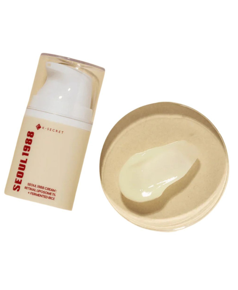 K-Secret Seoul 1988 Crema Antiedad: Retinal Liposome 1% + Fermented Rice 50 ml