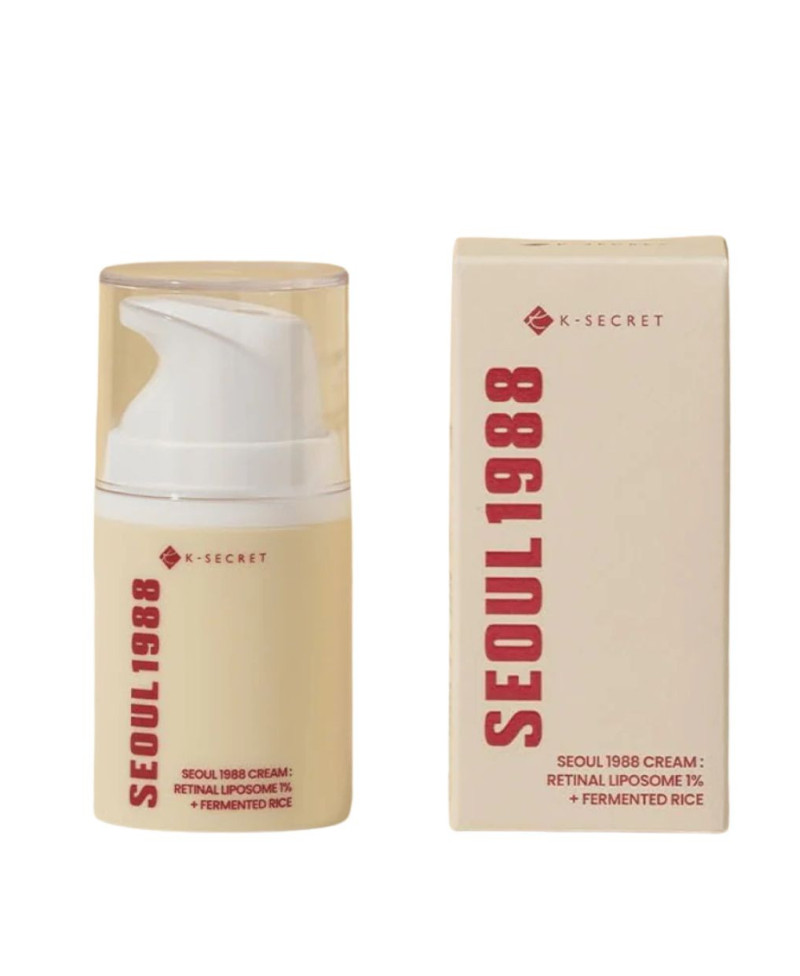 K-Secret Seoul 1988 Crema Antiedad: Retinal Liposome 1% + Fermented Rice 50 ml