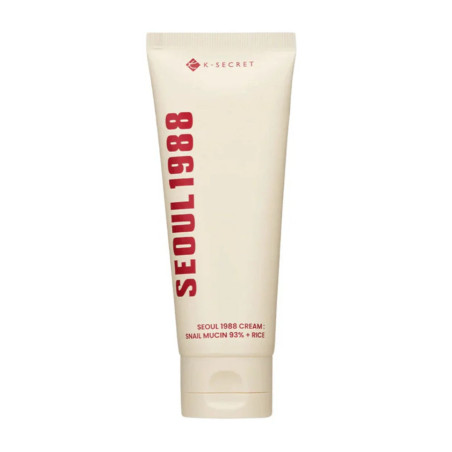 K-Secret Seoul 1988 Cream: Snail Mucin 93% + Rice 100 ml