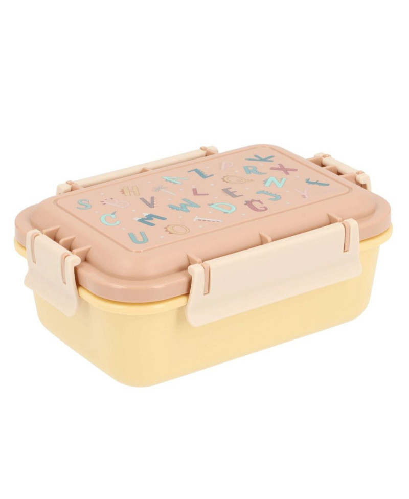 TUTETE Caja almuerzo Bento Funny Letters 1 unidad