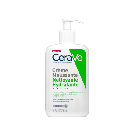 CERAVE limpiador crema-espumosa hidratante 473 ml