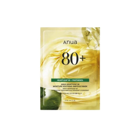 ANUA heartleaf 80 moisture shooting ampoule mascarilla facial 27 ml