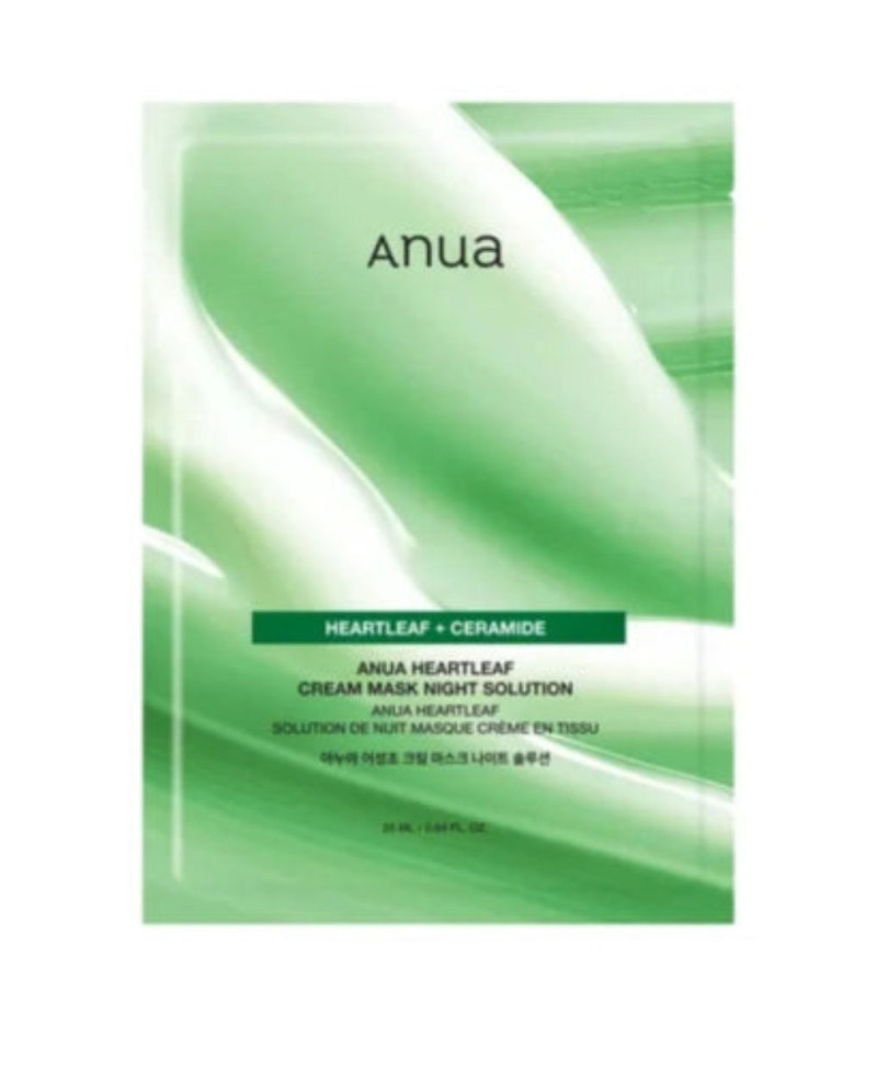 ANUA heartleaf cream mask night solution 25 ml