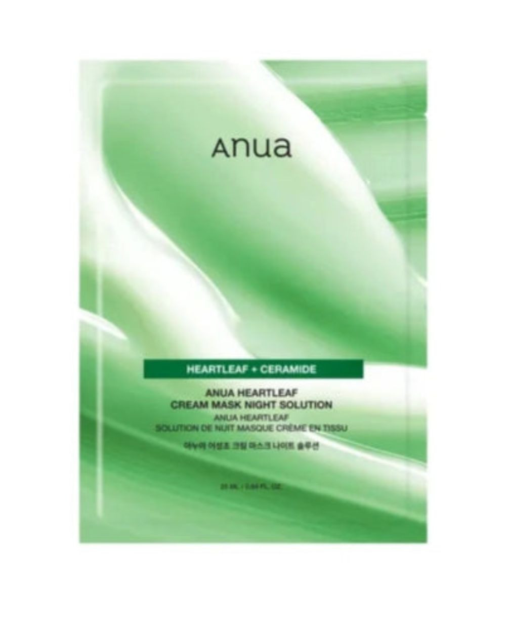 ANUA heartleaf cream mask night solution 25 ml
