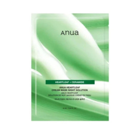 ANUA heartleaf cream mask night solution 25 ml