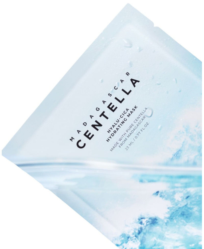 SKIN1004 madagascar centella hyalu cica mascarilla hidratante 23 ml