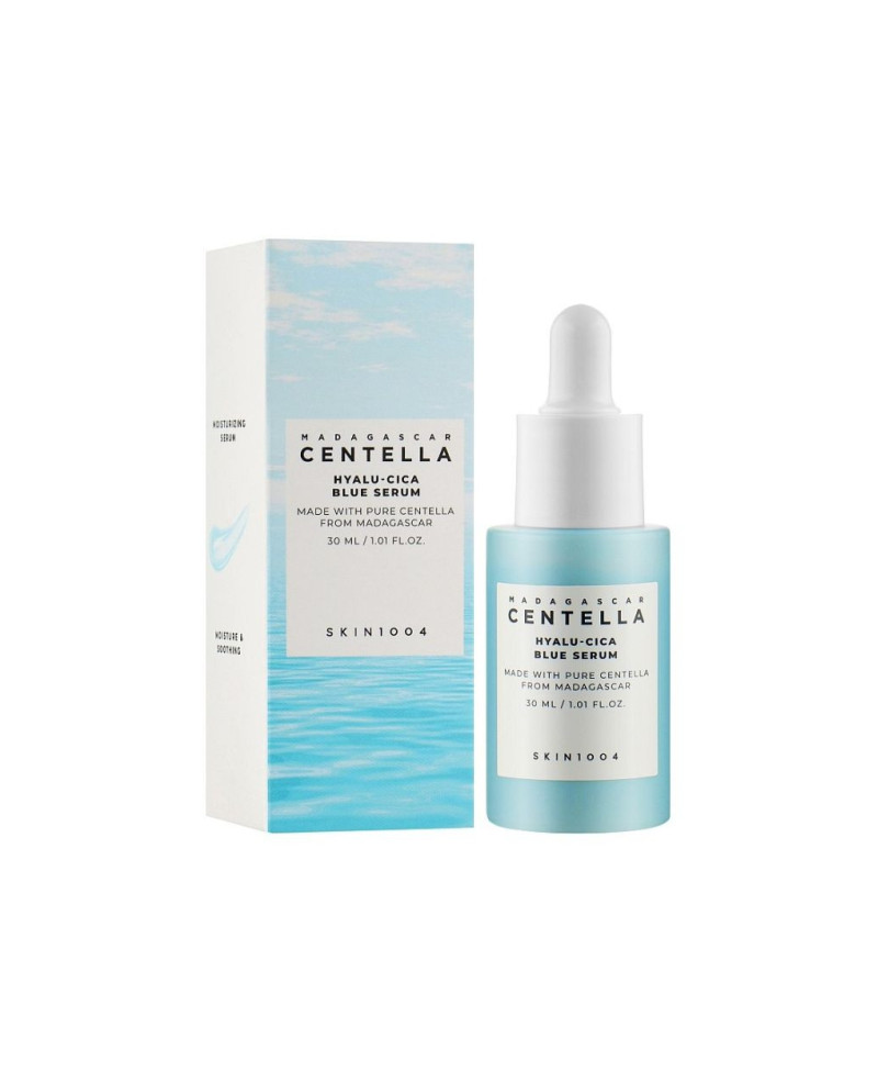 SKIN1004 madagascar centella hyalu cica blue sérum facial 30 ml