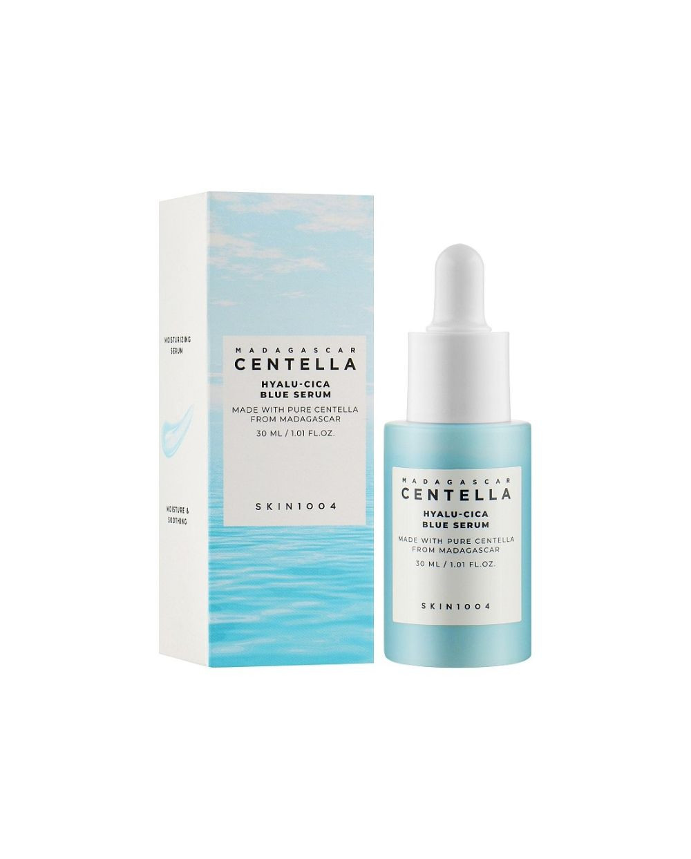 SKIN1004 madagascar centella hyalu cica blue sérum facial 30 ml