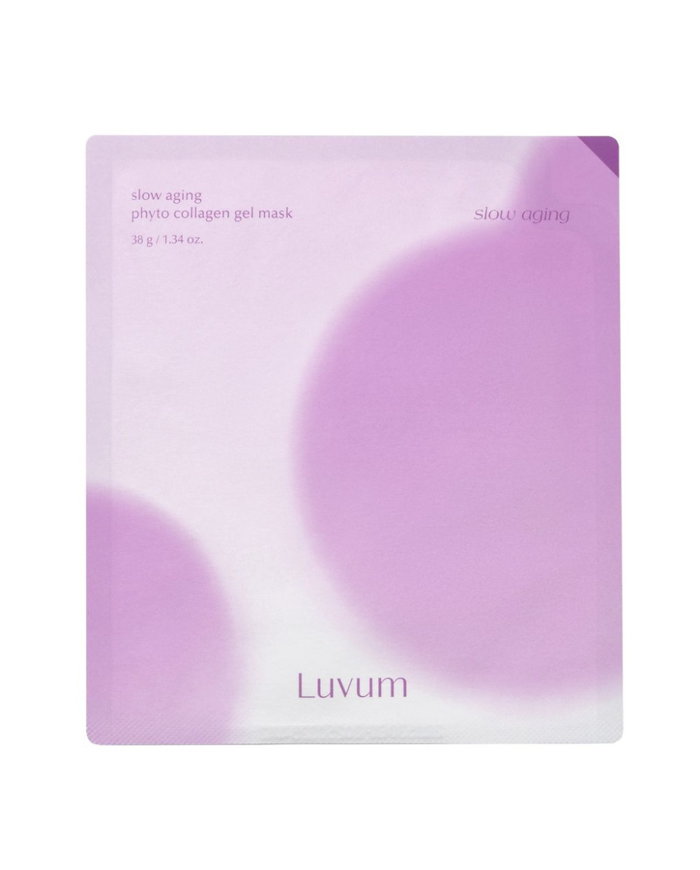 LUVUM slow aging mascarilla hidrogel de fitocolágeno 38g