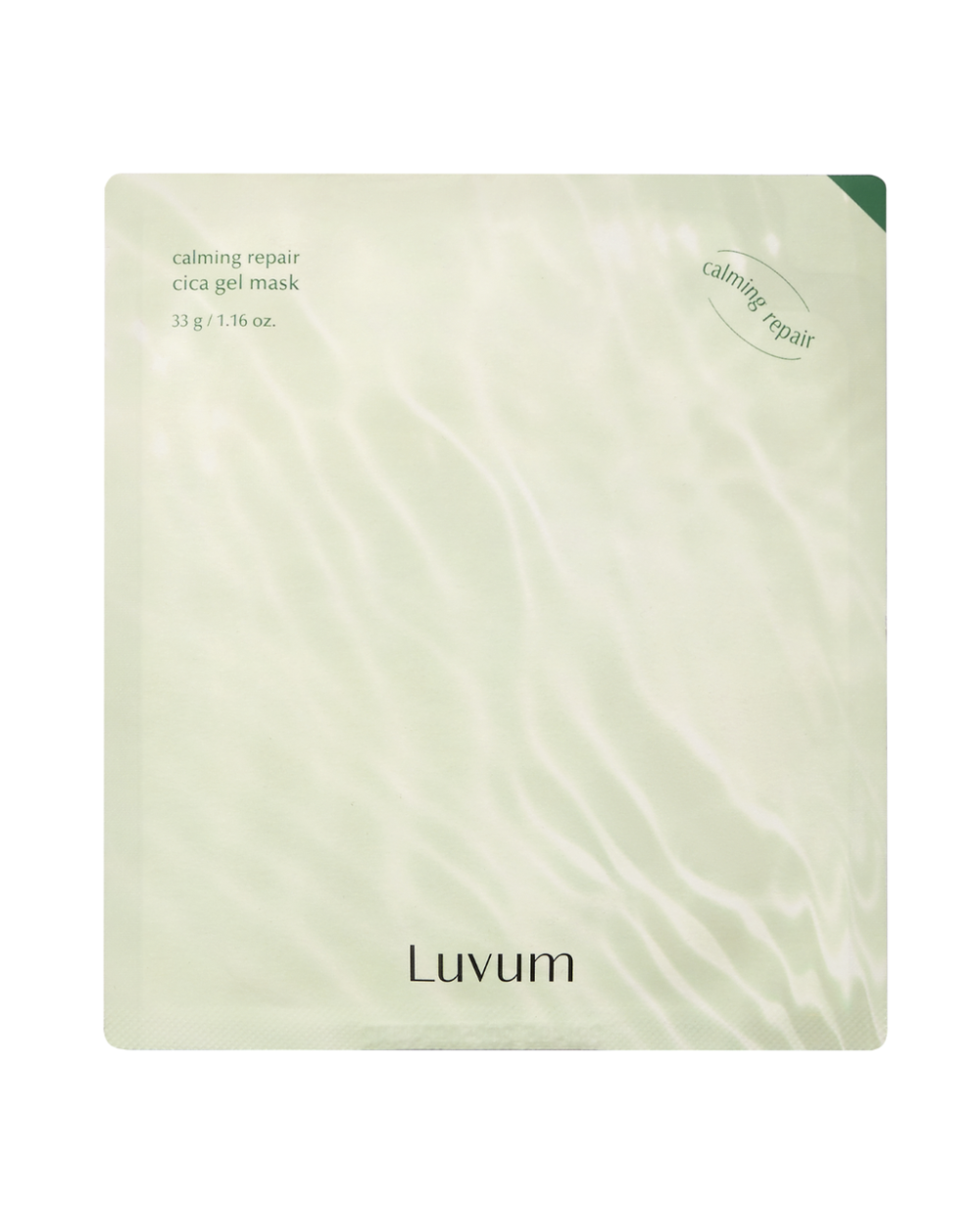 LUVUM calming repair mascarilla de centella asiática y aloe vera 33g