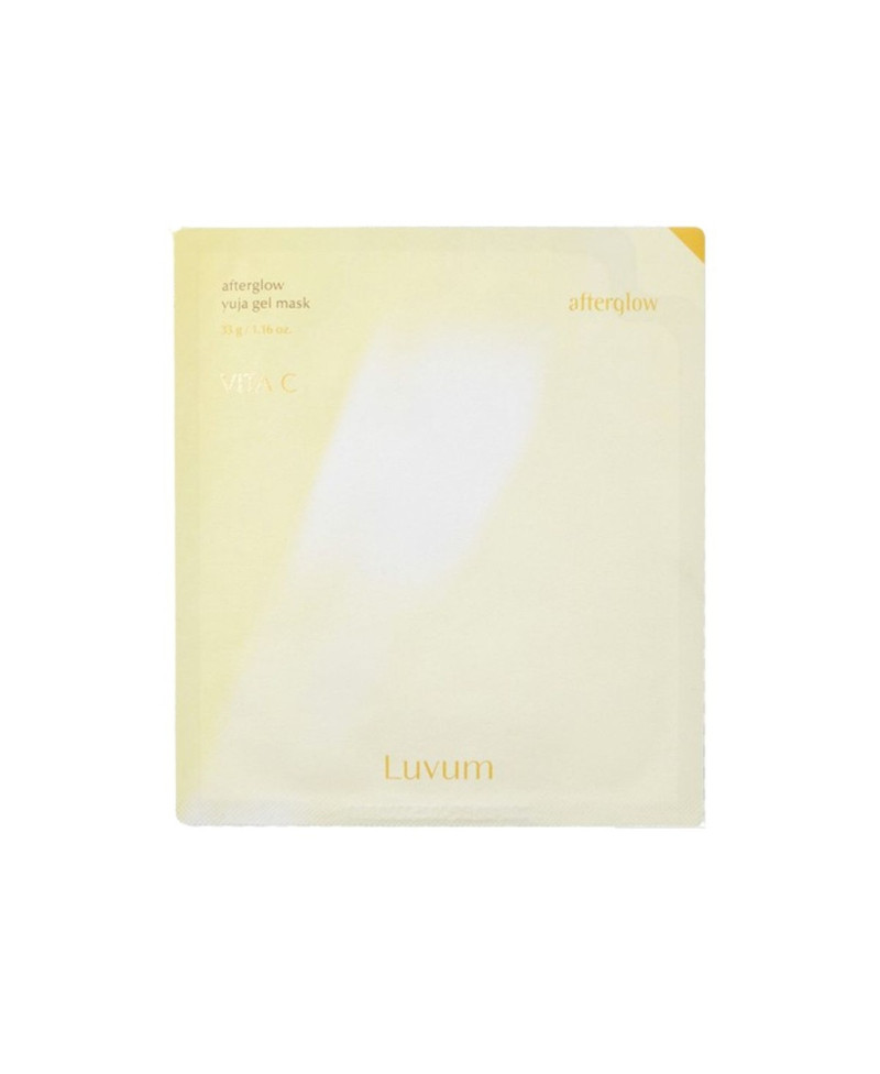 LUVUM Afterglow yuja mascarilla de hidrogel vitamina C 33g