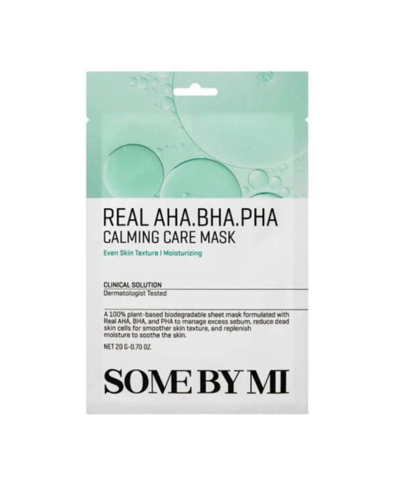 SOME BY MI real AHA BHA PHA mascarilla facial calmante 20g