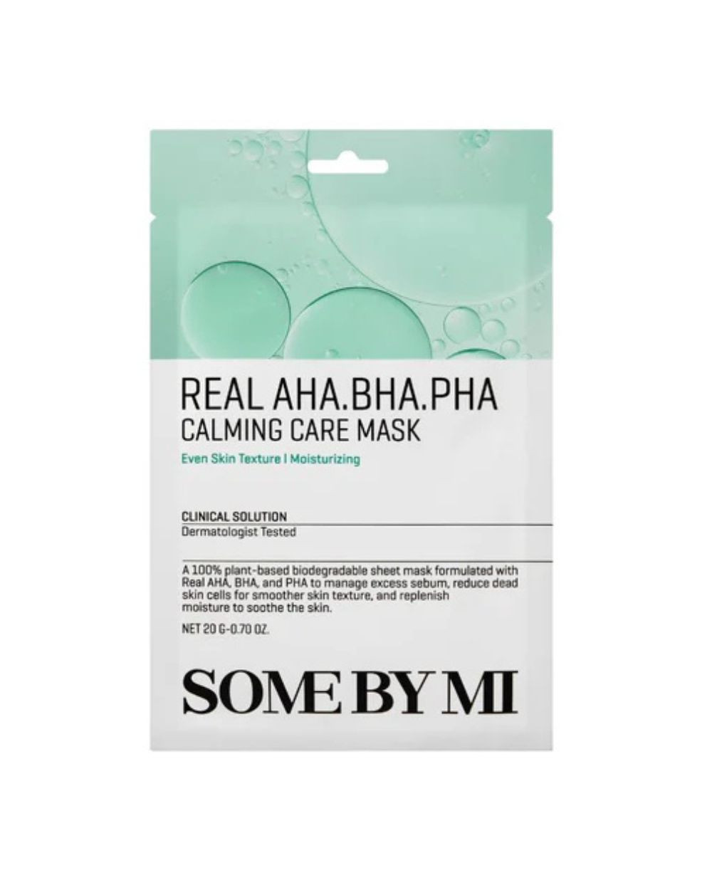 SOME BY MI real AHA BHA PHA mascarilla facial calmante 20g