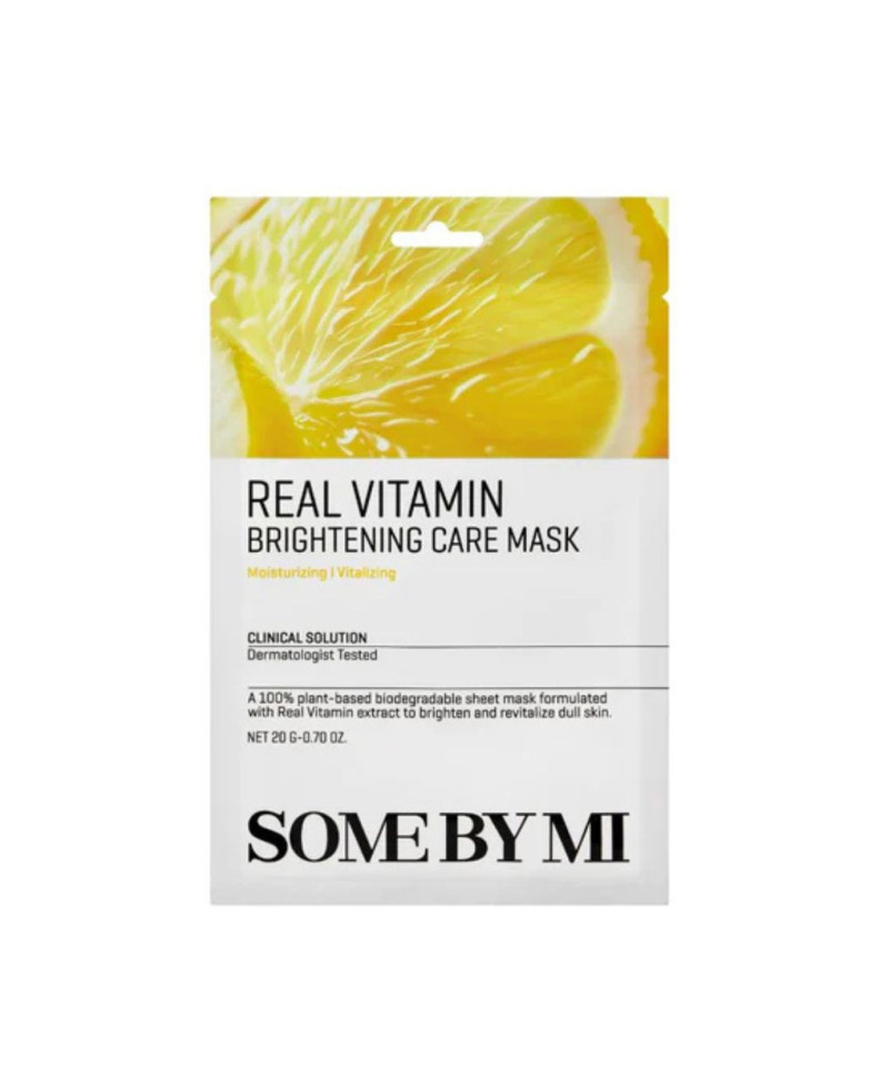SOME BY MI real vitamin mascarilla facial iluminadora 20 g