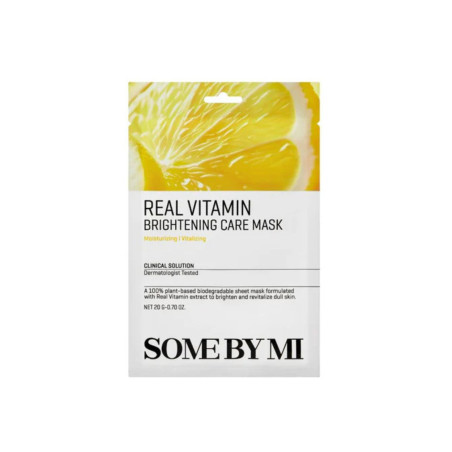 SOME BY MI real vitamin mascarilla facial iluminadora 20 g
