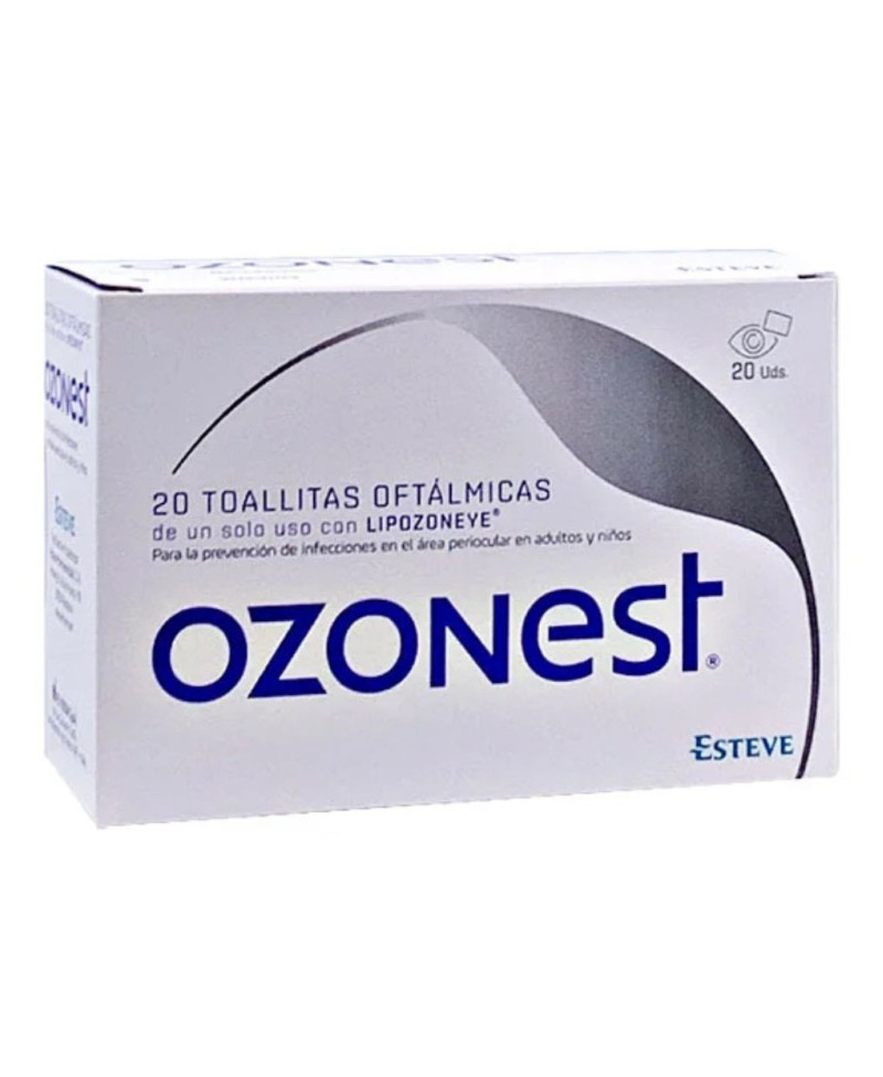 OZONEST toallitas oftálmicas 20 unidades