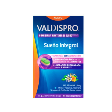 VALDISPRO sueño integral 30 comprimidos