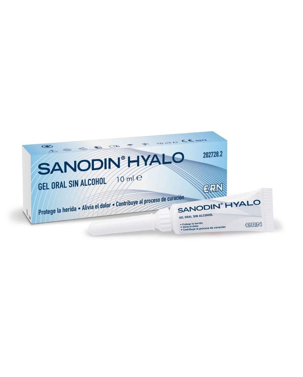 SANODIN hyalo gel oral sin alcohol 10 ml