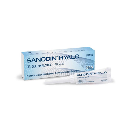 SANODIN hyalo gel oral sin alcohol 10 ml