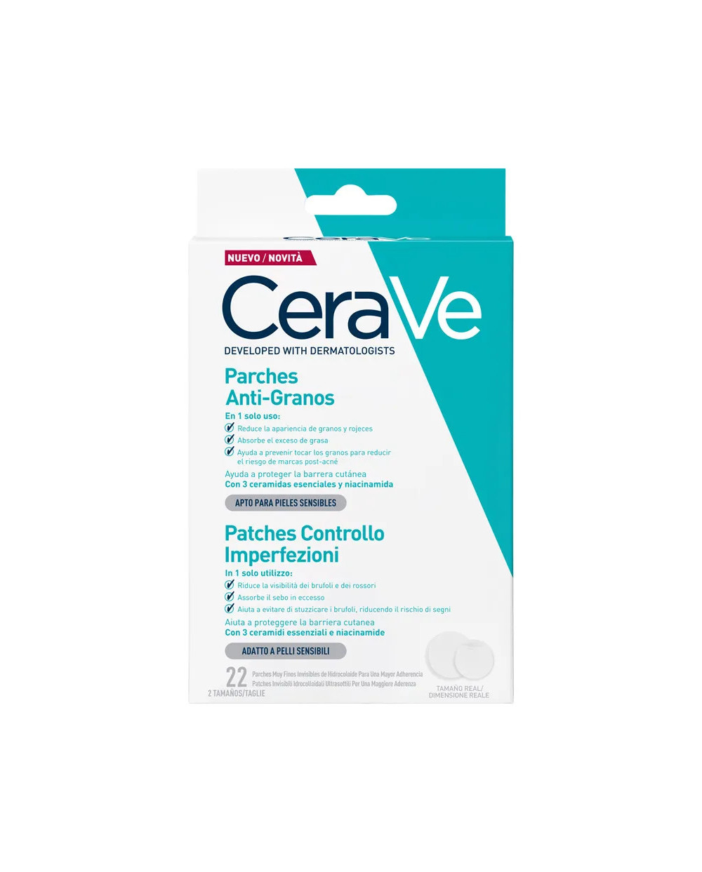 CERAVE Parches Control Imperfecciones 22 unidades