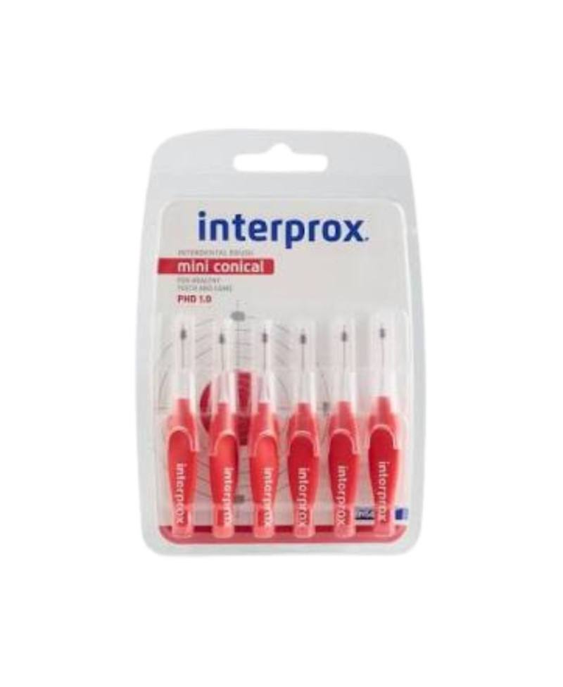 INTERPROX Mini Conical 1,0 mm 6 unidades