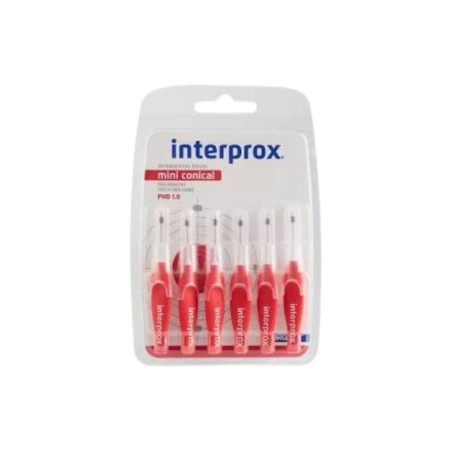 INTERPROX Mini Conical 1,0 mm 6 unidades