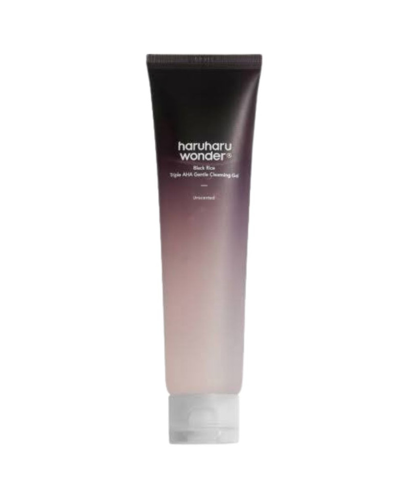 HARUHARU WONDER Black rice triple AHA gentle cleansing gel 100 ml