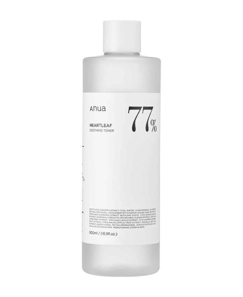 ANUA Heartleaf 77% tónico facial calmante 500 ml
