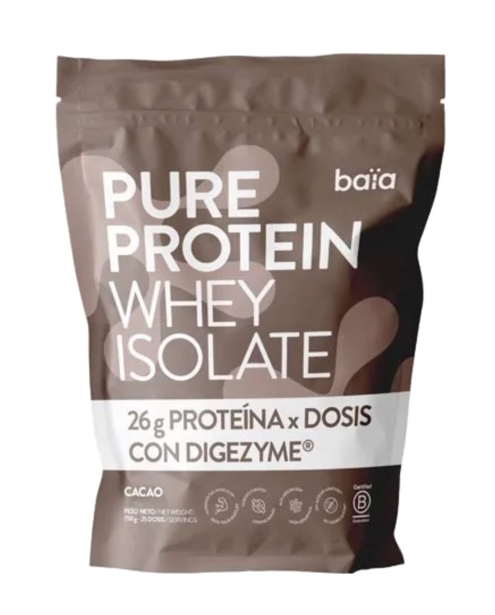 BAIA Pure protein whey cacao 750g
