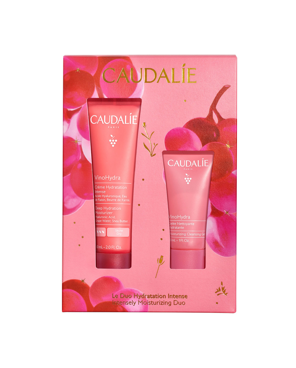 CAUDALIE Cofre Vinohydra Crema intensa 60ml + Gelatina Vinohydra 30ml