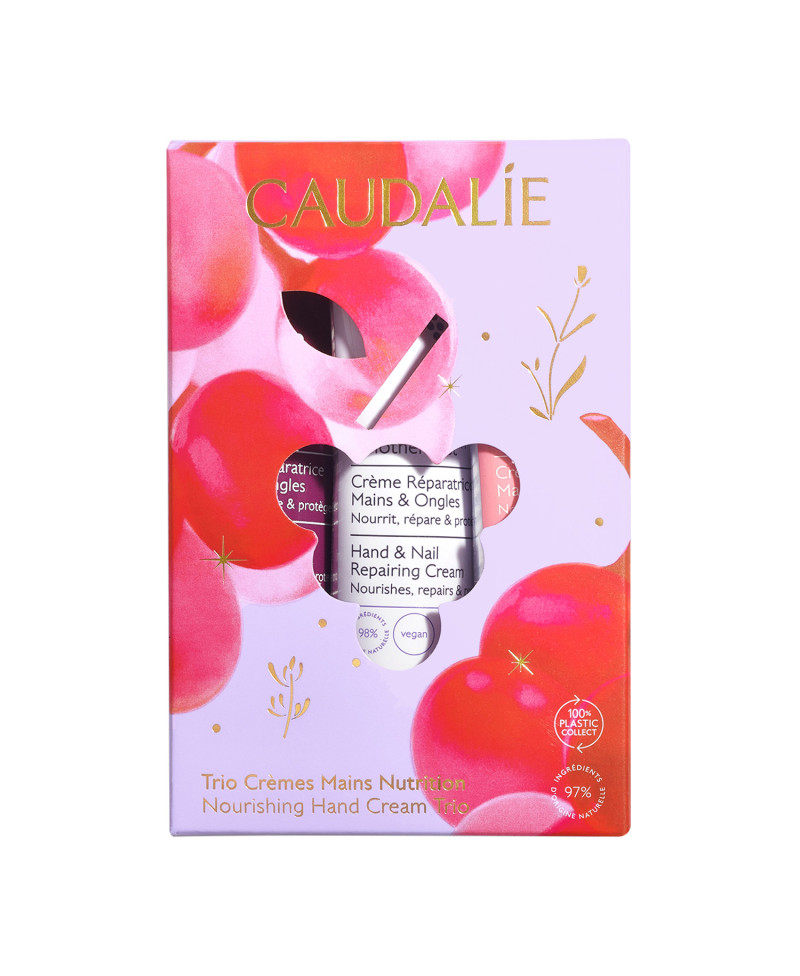 CAUDALIE Trio cremas de manos hidratación 3 x 30 ml