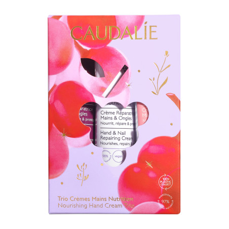 CAUDALIE Trio cremas de manos hidratación 3 x 30 ml