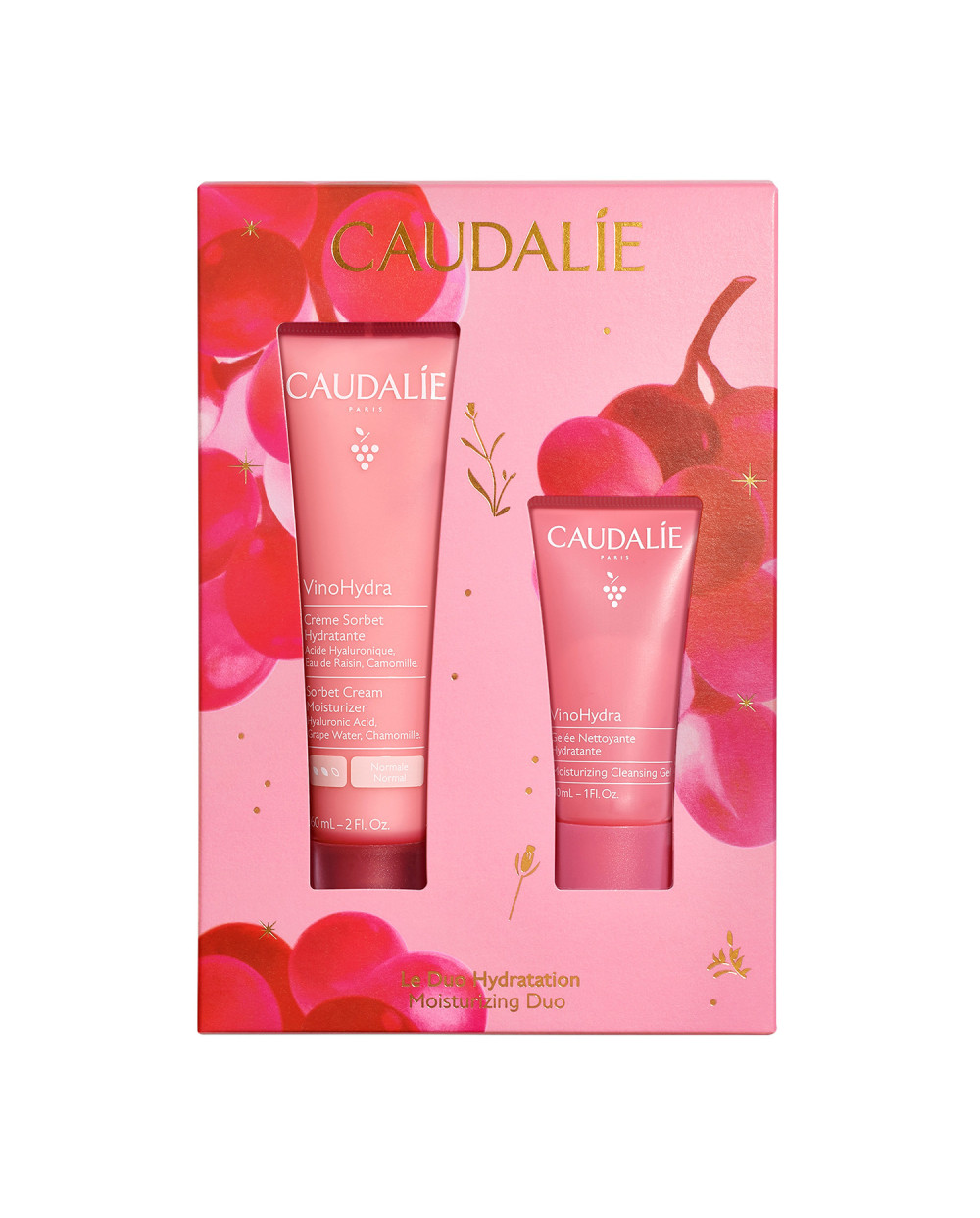 CAUDALIE Cofre Vinohydra crema sorbete 60ml + Gelatina Vinohydra 30ml