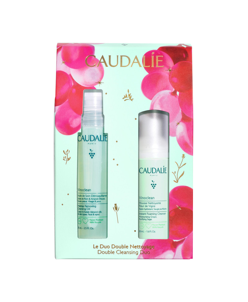CAUDALIE Cofre Vinoclean duo limpieza aceite 75ml + espuma