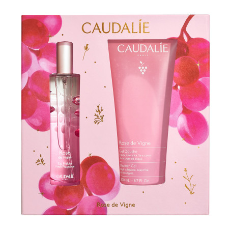 CAUDALIE Cofre Rose Des Vignes agua fresca 50ml + Gel 200ml regalo