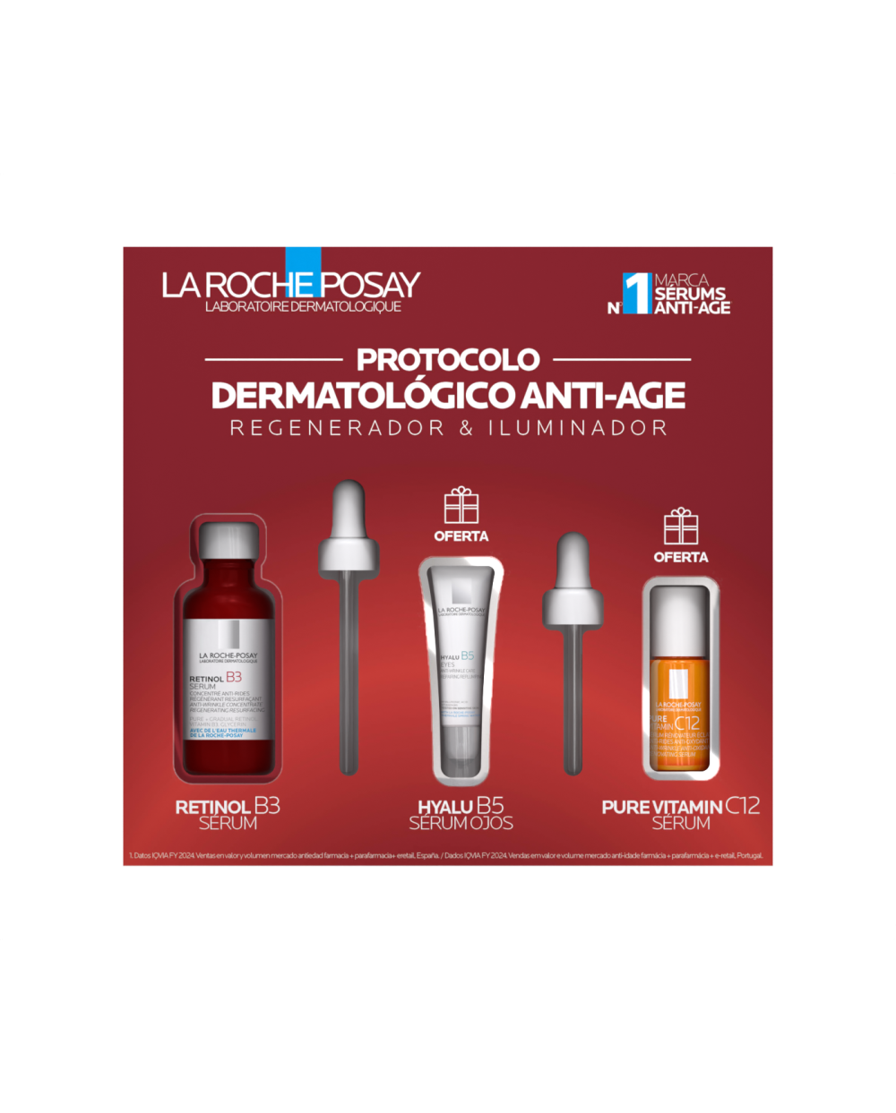 LA ROCHE POSAY Cofre protocolo renovador Retinol B3 serum