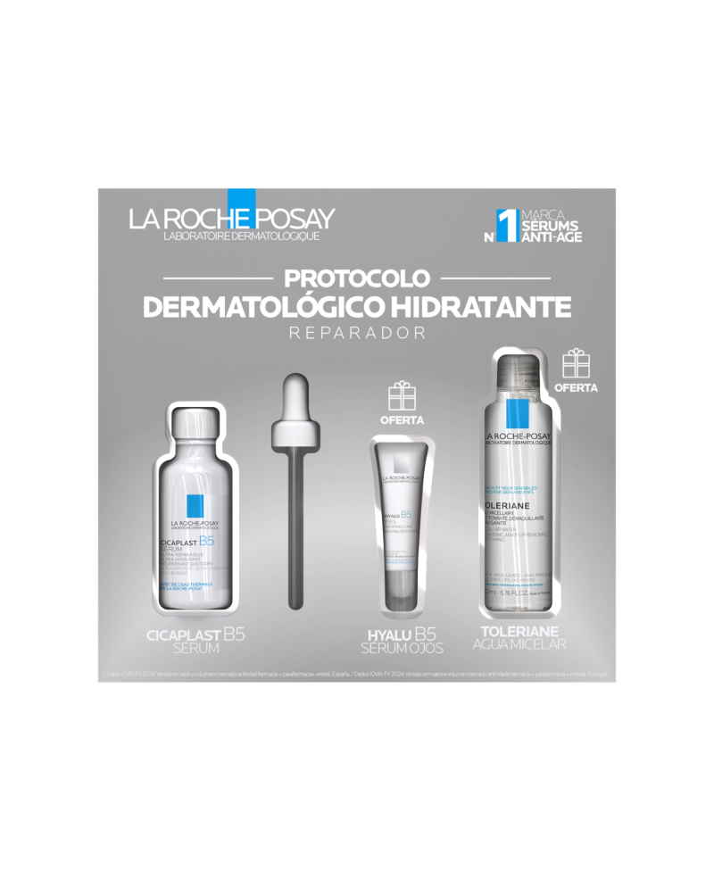 LA ROCHE POSAY Cofre protocolo hidratante Cicaplast serum